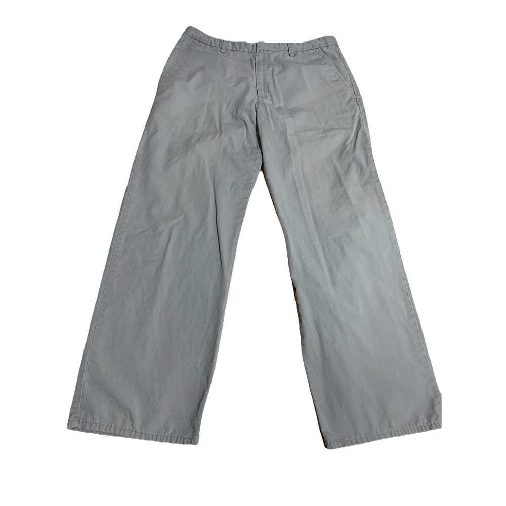 Banana‎ Republic Mens Size 36Rx30 Chino Pants Gray Straight Fit Cotton